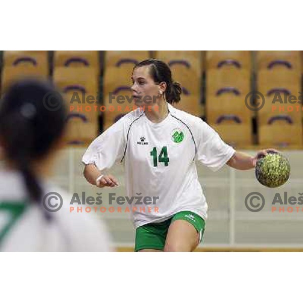 Ana Zrimsek during handball match RK Olimpija- RK Brezice in round 4 of DP, played in Hala Tivoli, Ljubljana 10.10.2009 