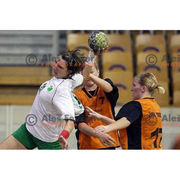 Vesna Pus during handball match RK Olimpija- RK Brezice in round 4 of DP, played in Hala Tivoli, Ljubljana 10.10.2009 