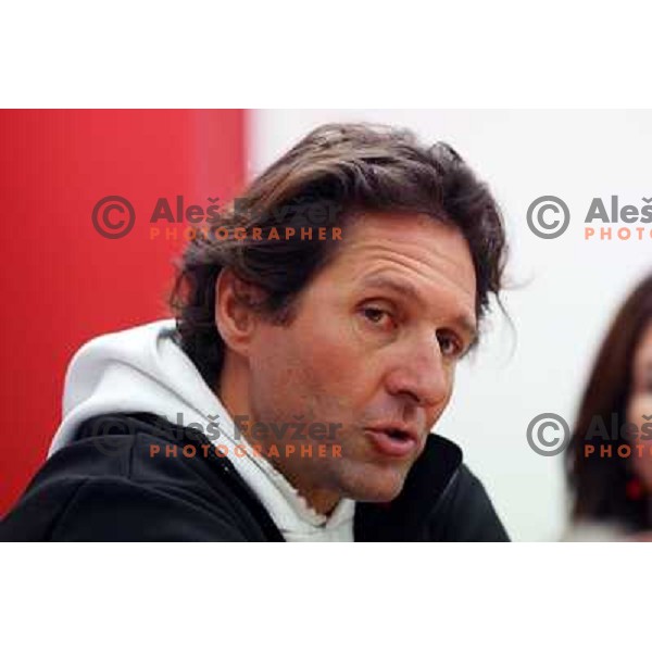 Andrea Massi at press conference before the season 2009-2010 in Ljubljana 12.10.2009 