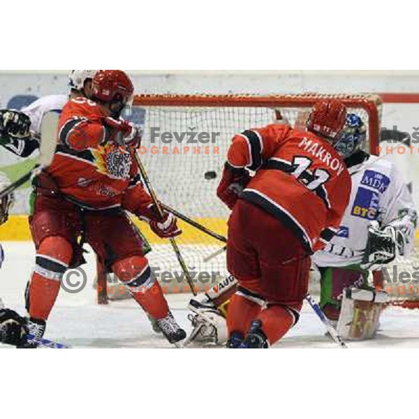 Makrov, Maracle at ice-hockey match Acroni Jesenice- Tilia Olimpija in round 14 of Ebel league, played in Podmezakla Hall, Jesenice 16.10.2009. Acroni Jesenice won 7:5 