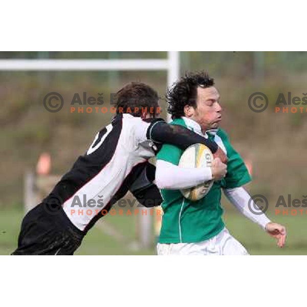  at rugby match Slovenia-Austria in FIRA European Championships 3B, played at Stanezice, Ljubljana, Slovenia 17.10.2009. Austria won 15:13 