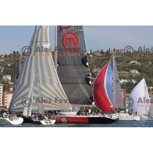  action during season closing regatta Portoroz-Piran-Savudrija in the final of Slovenian Cup in Portoroz 17.10.2009. Maxim Magazin won the regatta and overall standings 