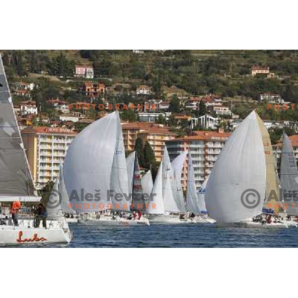 action during season closing regatta Portoroz-Piran-Savudrija in the final of Slovenian Cup in Portoroz 17.10.2009. Maxim Magazin won the regatta and overall standings 