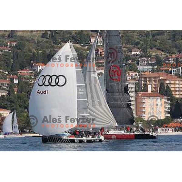 action during season closing regatta Portoroz-Piran-Savudrija in the final of Slovenian Cup in Portoroz 17.10.2009. Maxim Magazin won the regatta and overall standings 
