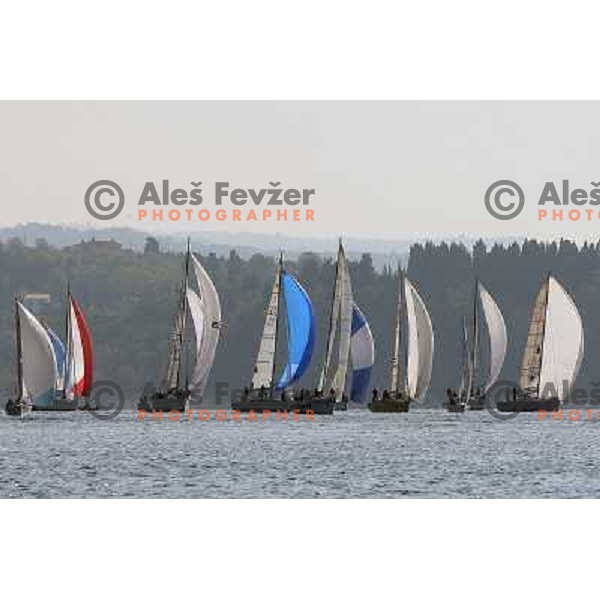 action during season closing regatta Portoroz-Piran-Savudrija in the final of Slovenian Cup in Portoroz 17.10.2009. Maxim Magazin won the regatta and overall standings 