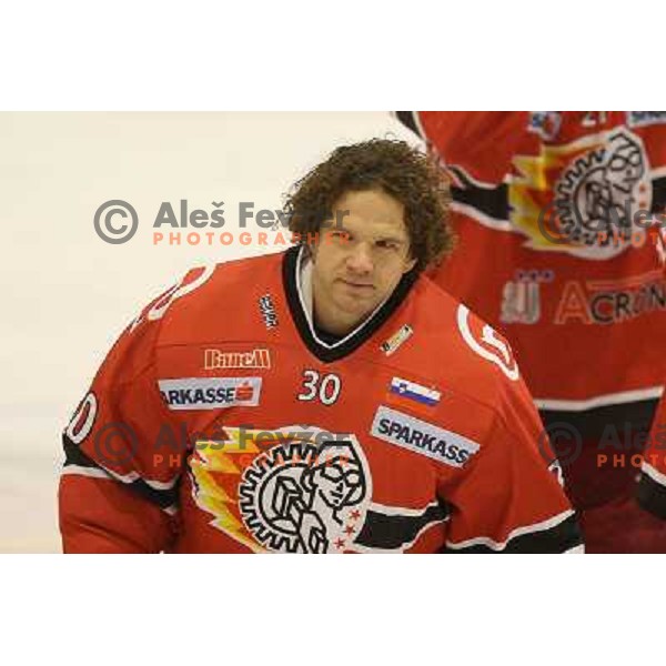 Gaber Glavic at ice hockey match Acroni Jesenice-Tilia Olimpija in round 14 of Ebel league,played at Podmezakla Hall, Jesenice 16.10.2009. Acroni Jesenice won 7:5 