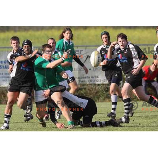 Grega Miljus at rugby match Slovenia- Austria in FIRA European Championships 3B, played in Stanezice, Ljubljana, Slovenia 17.10.2009. Austria won 15:13 