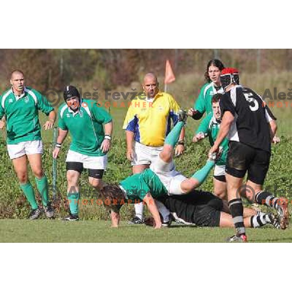  at rugby match Slovenia- Austria in FIRA European Championships 3B, played in Stanezice, Ljubljana, Slovenia 17.10.2009. Austria won 15:13 