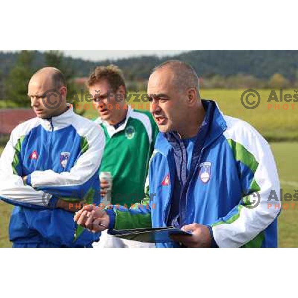 Ziga Dobnikar, head coach of Slovenia at rugby match Slovenia- Austria in FIRA European Championships 3B, played in Stanezice, Ljubljana, Slovenia 17.10.2009. Austria won 15:13 