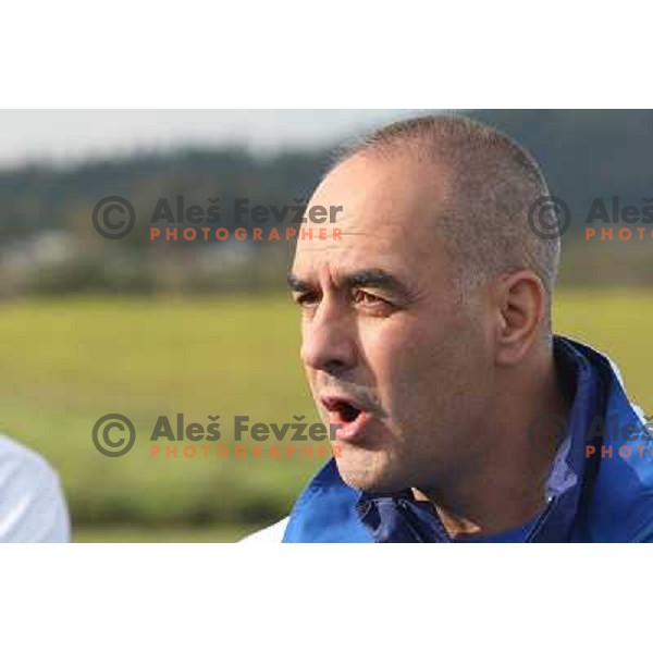 Ziga Dobnikar, head coach of Slovenia at rugby match Slovenia- Austria in FIRA European Championships 3B, played in Stanezice, Ljubljana, Slovenia 17.10.2009. Austria won 15:13 