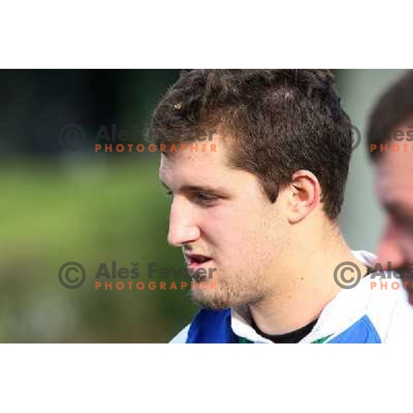 Grega Miljus at rugby match Slovenia- Austria in FIRA European Championships 3B, played in Stanezice, Ljubljana, Slovenia 17.10.2009. Austria won 15:13 
