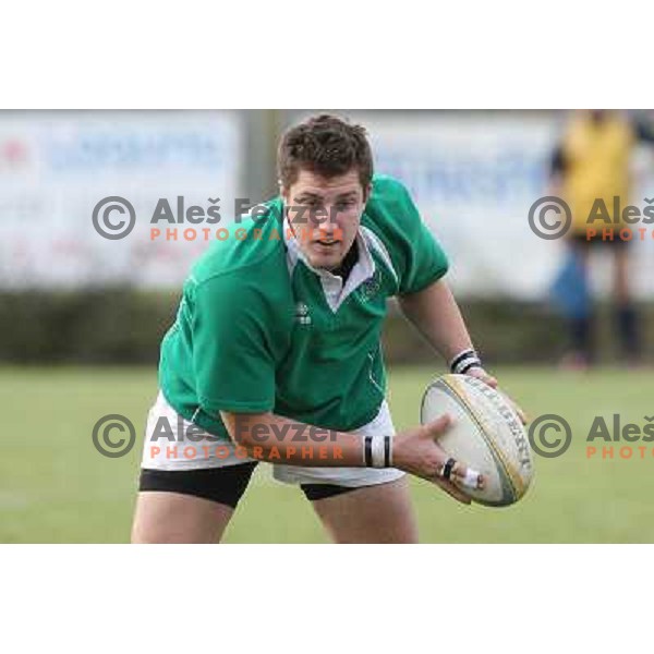 Grega Miljus at rugby match Slovenia- Austria in FIRA European Championships 3B, played in Stanezice, Ljubljana, Slovenia 17.10.2009. Austria won 15:13 
