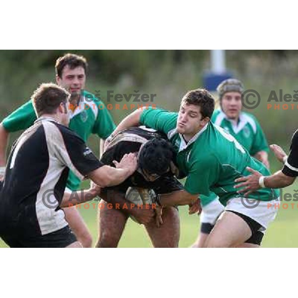 Grega Miljus at rugby match Slovenia- Austria in FIRA European Championships 3B, played in Stanezice, Ljubljana, Slovenia 17.10.2009. Austria won 15:13 