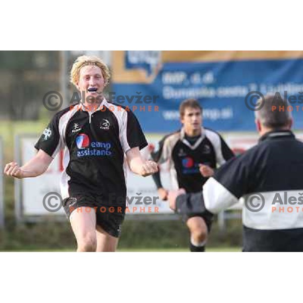  at rugby match Slovenia- Austria in FIRA European Championships 3B, played in Stanezice, Ljubljana, Slovenia 17.10.2009. Austria won 15:13 