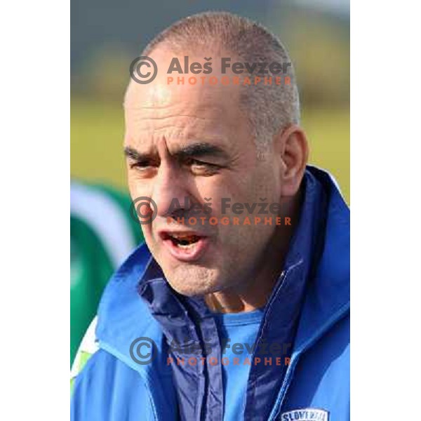 Ziga Dobnikar, head coach of Slovenia at rugby match Slovenia- Austria in FIRA European Championships 3B, played in Stanezice, Ljubljana, Slovenia 17.10.2009. Austria won 15:13 