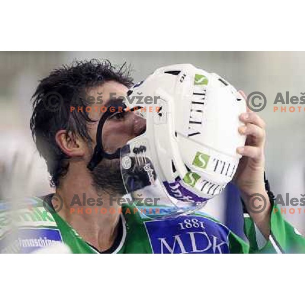 Brigley during ice-hockey match Tilia Olimpija-Medvescak in round in Ebel league, played in Hala Tivoli, Ljubljana, Slovenia 25.10.2009 