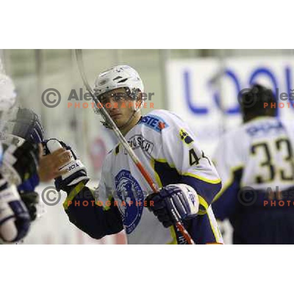 during ice-hockey match Tilia Olimpija-Medvescak in round in Ebel league, played in Hala Tivoli, Ljubljana, Slovenia 25.10.2009 