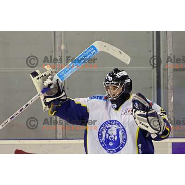 Robert Kristan during ice-hockey match Tilia Olimpija-Medvescak in round in Ebel league, played in Hala Tivoli, Ljubljana, Slovenia 25.10.2009 
