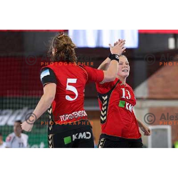 Siri Seglem in action during handball match Krim Mercator- Aalborg DH in round 2 of Championsleague, played at Kodeljevo, Ljubljana, Slovenia 31.10.2009 