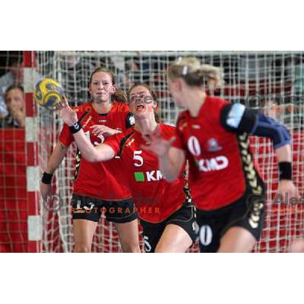 Tortsenson (5) in action during handball match Krim Mercator- Aalborg DH in round 2 of Championsleague, played at Kodeljevo, Ljubljana, Slovenia 31.10.2009 