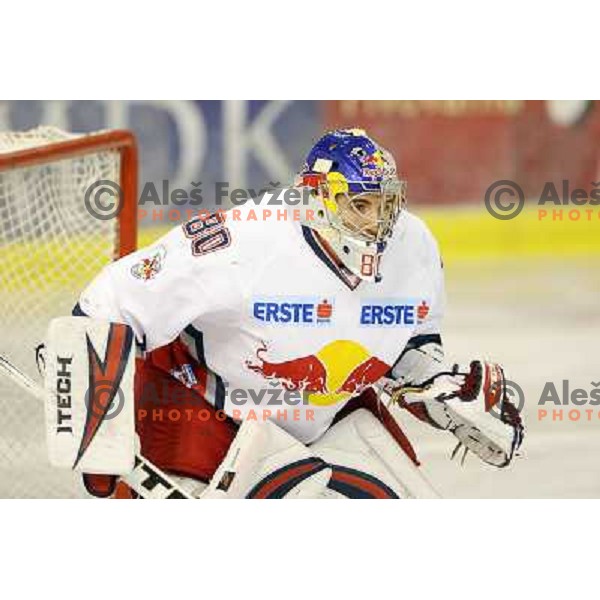 David Leveneu in action during ice-hockey match Tilia Olimpija-Red Bull Salzburg in Ebel league, played in Hala Tivoli, Ljubljana, Slovenia 1.10.2009 