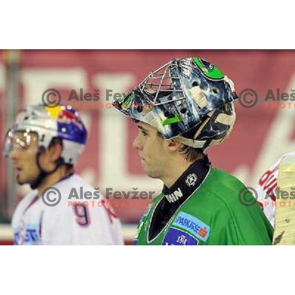 Ales Sila during ice-hockey match Tilia Olimpija-Red Bull Salzburg in Ebel league, played in Hala Tivoli, Ljubljana, Slovenia 1.10.2009 