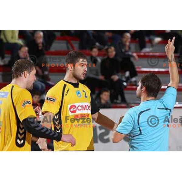 Bojan Skoko in action during handball match RD Slovan- RK Cimos Koper in Mik 1.Liga, played at Kodeljevo, Ljubljana, Slovenia 6.11.2009 