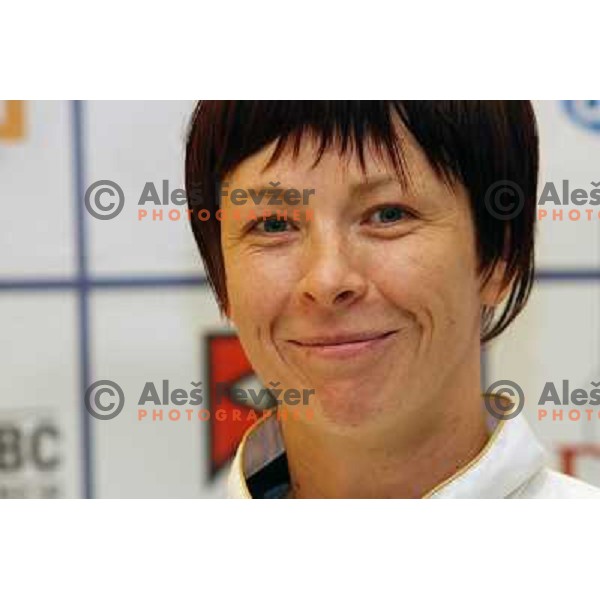 Sergeja Stefanisin during press conference of RK Krim Mercator in M hotel, Ljubljana, Slovenia 11.11.2009 