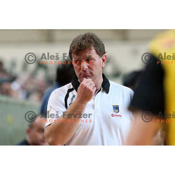 Fredi Radojkovic in action during handball match Cimos Koper- Gorenje in MIK 1.liga, played in Bonifika Hall, koper, Slovenia 15.11.2009 