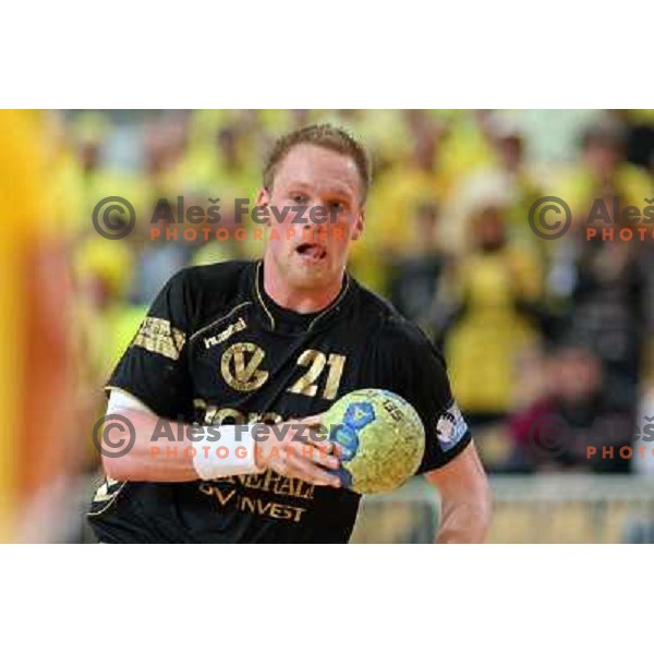 Miha üZvizej in action during handball match Cimos Koper- Gorenje in MIK 1.liga, played in Bonifika Hall, koper, Slovenia 15.11.2009 