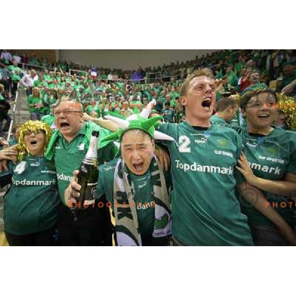 action during the Final of Handball Champions league women match betwwen Viborg (DEN) and Krim Mercator (SLO) in Denmark on May 20, 2006