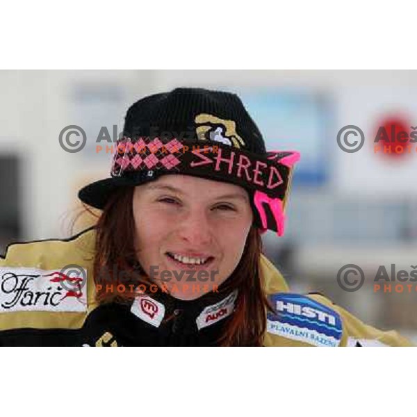 Sasa Faric, member of Slovenia ski-cross team at practice session in Krvavec Ski resort 2009 