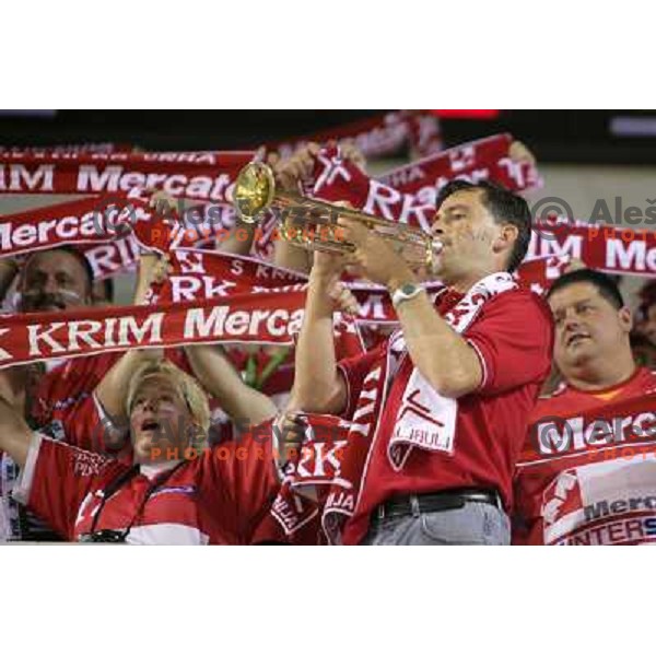 action during the Final of Handball Champions league women match betwwen Viborg (DEN) and Krim Mercator (SLO) in Denmark on May 20, 2006