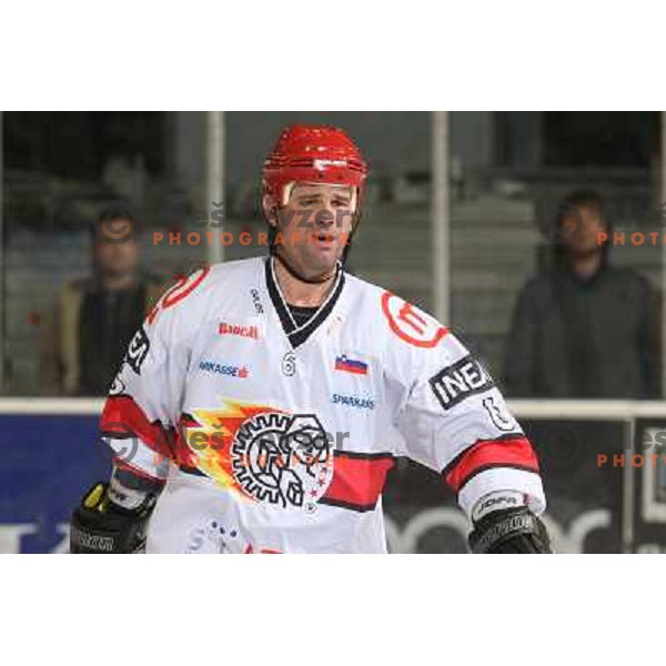 Todd Elik in action during ice-hockey match Tilia Olimpija- Acroni Jesenice in Ebel league, played in Hala Tivoli, Ljubljana, Slovenia 27.11.2009 