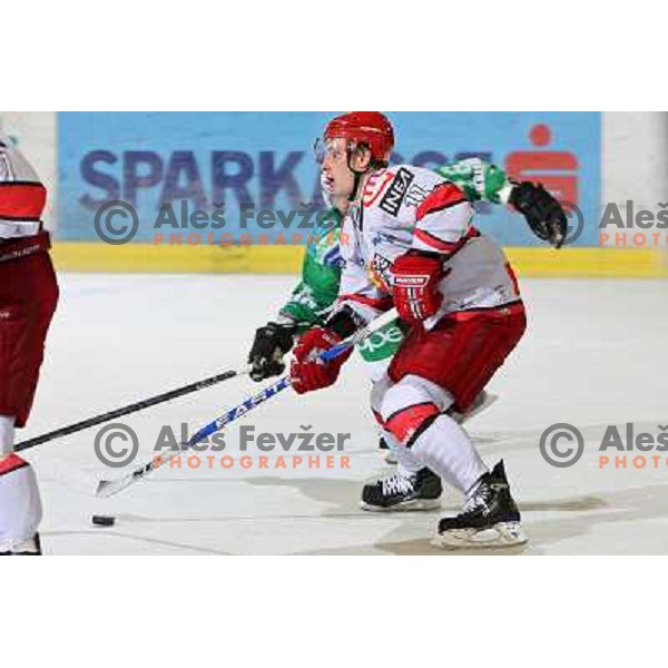 Andrei Makrov in action during ice-hockey match Tilia Olimpija- Acroni Jesenice in Ebel league, played in Hala Tivoli, Ljubljana, Slovenia 27.11.2009. 