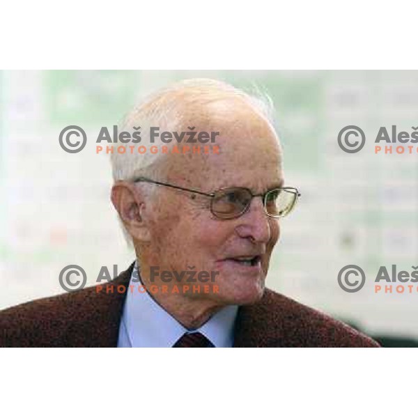 Marko Racic (member of 1948 London Olympic team) during meeting of Slovenia athletic Olympic veterans in Ljubljana 2.12.2009 