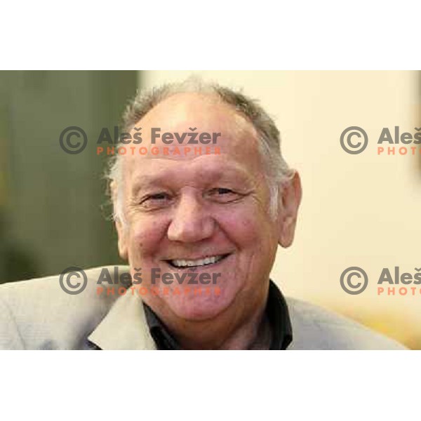 Mirko Kolnik (member of Olympic team in Rome 1960) during meeting of Slovenia athletic Olympic veterans in Ljubljana 2.12.2009 