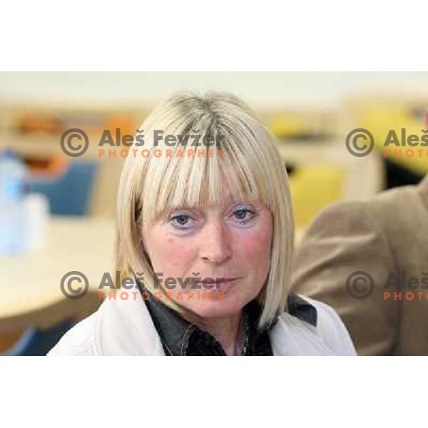 Lidija Lapajne Benedetic (member of Olympic team in Moscow 1980 and Los Angeles 1984) during meeting of Slovenia athletic Olympic veterans in Ljubljana 2.12.2009 
