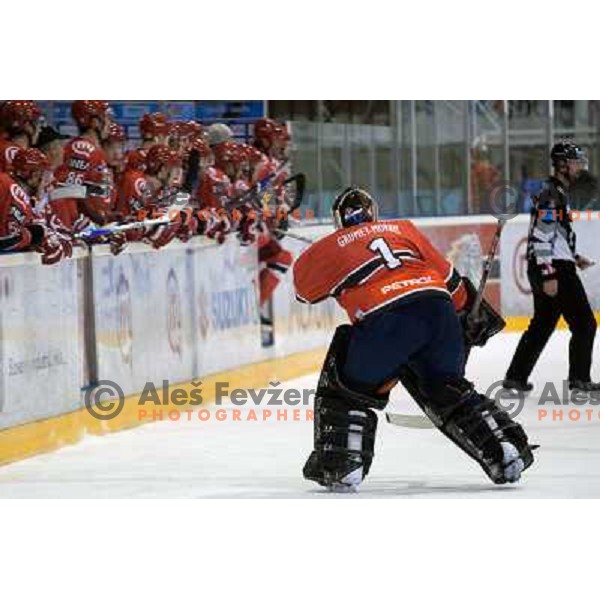  Grumet-Morris in action during ice-hockey match Acroni Jesenice- Tilia Olimpija in Ebel league, played in Podmezakla Hall, Jesenice 4.12.2009 