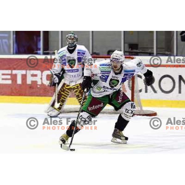 Igor Cvetek in action during ice-hockey match Acroni Jesenice- Tilia Olimpija in Ebel league, played in Podmezakla Hall, Jesenice 4.12.2009 