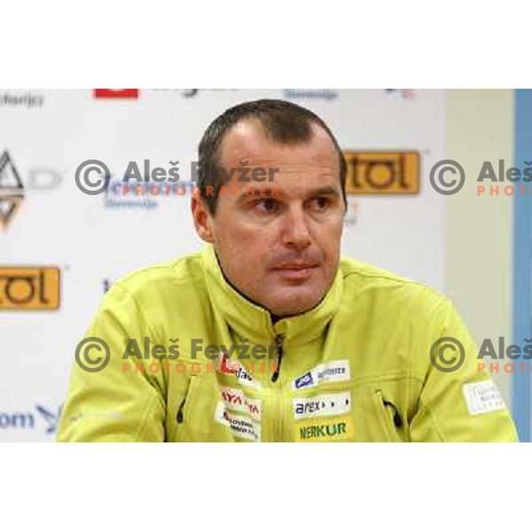 Borut Nunar during press conference of Biathlon World Cup, Pokljuka held at SZS in Ljubljana 10.12.2009 