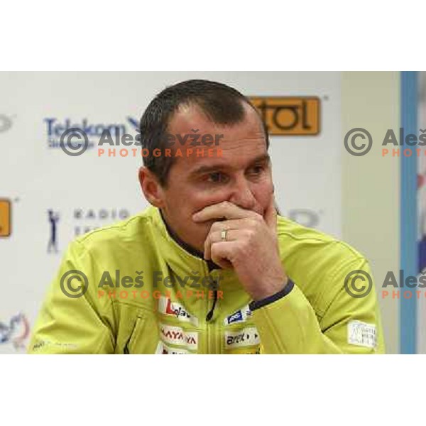 Borut Nunar during press conference of Biathlon World Cup, Pokljuka held at SZS in Ljubljana 10.12.2009 