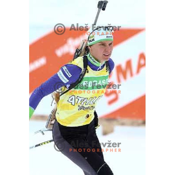 Teja Gregorin during informal training, E-on Ruhrgas Biatlon World Cup, 15.12.2009, Pokljuka, Slovenija 