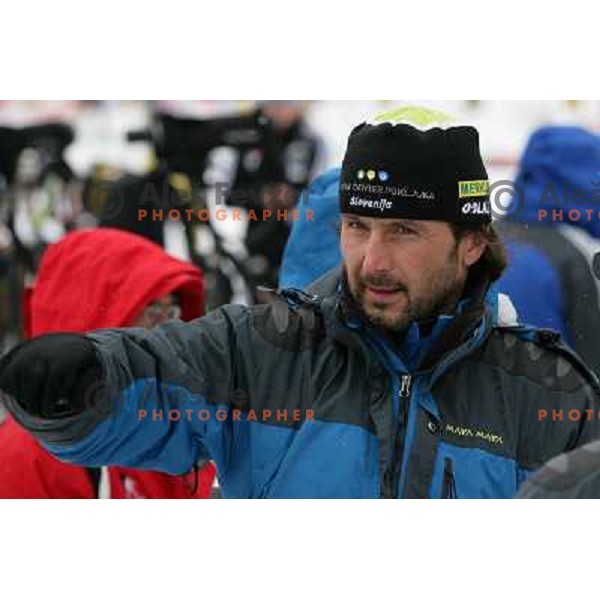 Tomas Kos, Head Coach of Slovenian Women Biathlon Team during informal training, E-on Ruhrgas Biatlon World Cup, 15.12.2009, Pokljuka, Slovenija 