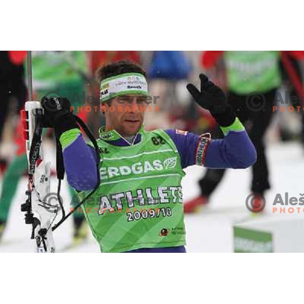 Vasja Rupnik during informal training, E-on Ruhrgas Biatlon World Cup, 15.12.2009, Pokljuka, Slovenija 