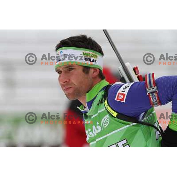 Vasja Rupnik during informal training, E-on Ruhrgas Biatlon World Cup, 15.12.2009, Pokljuka, Slovenija 