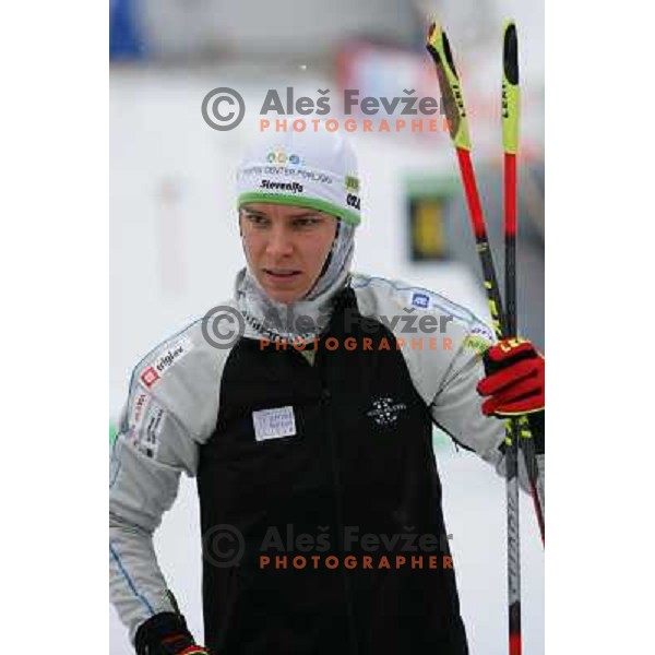Teja Gregorin during official training, E-on Ruhrgas Biatlon World Cup, 16.12.2009, Pokljuka, Slovenija 