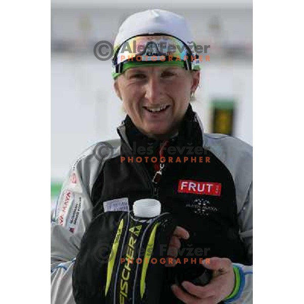 Tadeja Brankovic - Likozar during official training, E-on Ruhrgas Biatlon World Cup, 16.12.2009, Pokljuka, Slovenija 