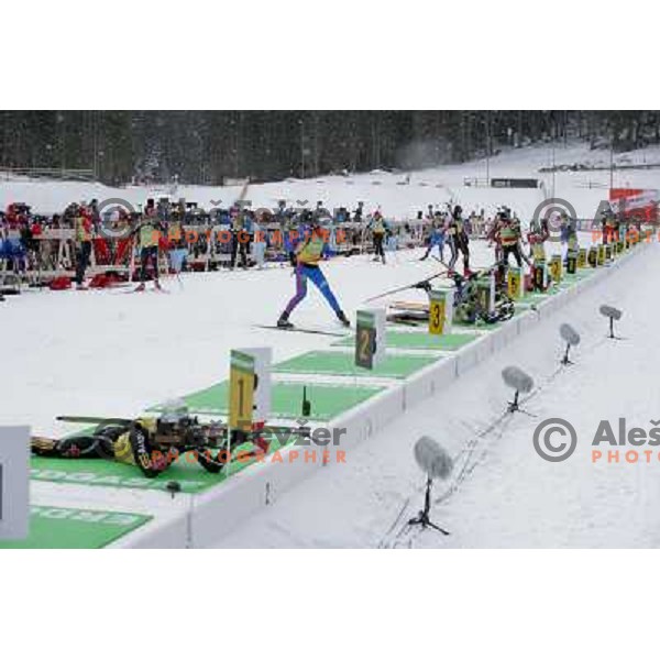 during official training, E-on Ruhrgas Biatlon World Cup, 16.12.2009, Pokljuka, Slovenija 