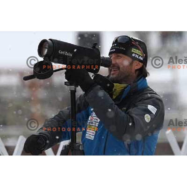 Tomas Kos during official training, E-on Ruhrgas Biatlon World Cup, 16.12.2009, Pokljuka, Slovenija 